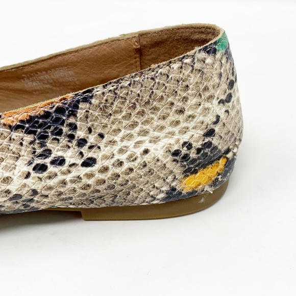 Madewell | Cory Faux Multicolor Snakeskin Leather Flats 6.5 - Picture 4 of 9